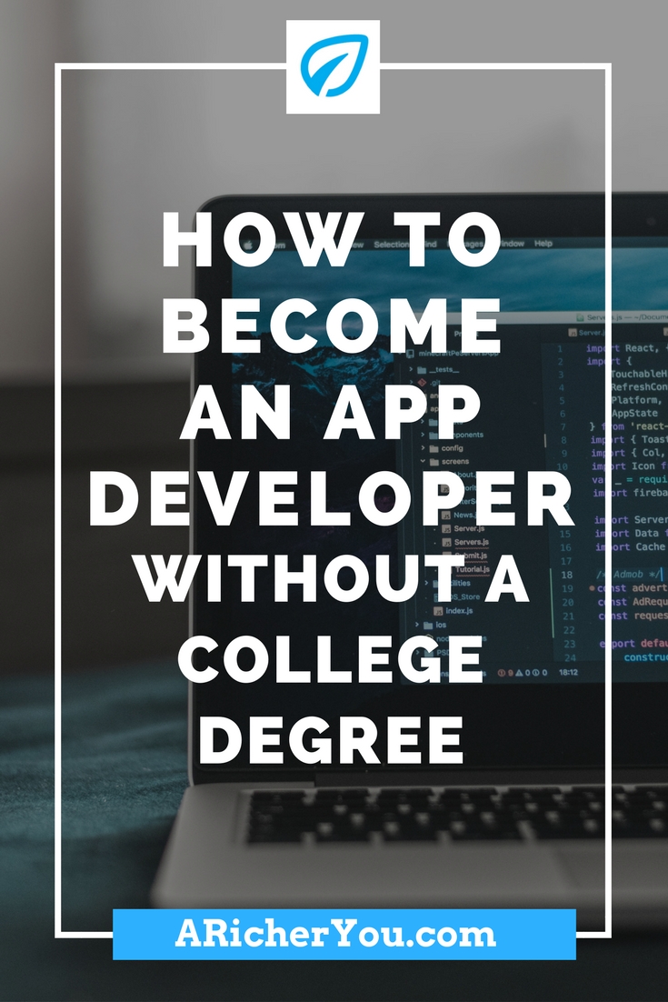 how to become an app developer without a degree